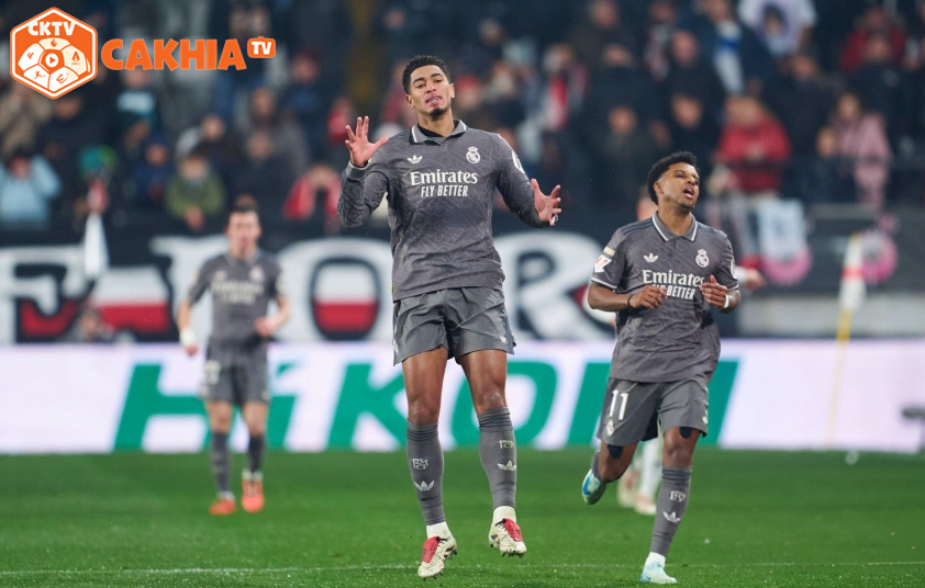 Bellingham tỏa sáng với 1 bàn thắng cho Real Madrid (Ảnh: Getty). Bellingham tỏa sáng với 1 bàn thắng cho Real Madrid (Ảnh: Getty).